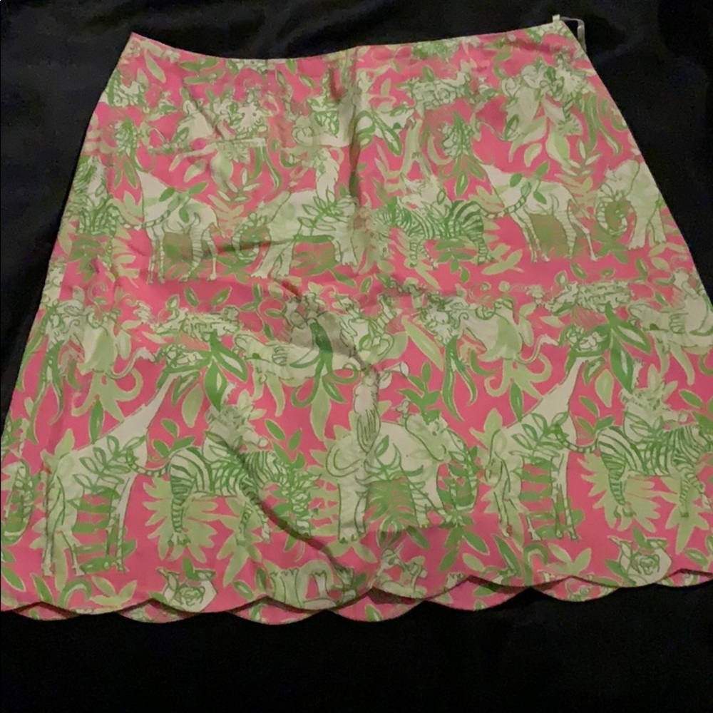 Illy Pulitzer scalloped skirt